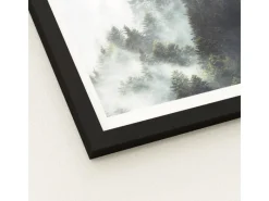 Pro Art Bilder^Bild mit Rahmen Anonymus Foggy Trees 32,5 cm x 32,5 cm