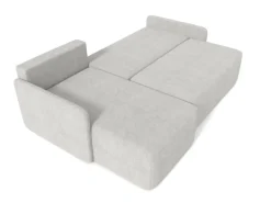 Björn&Schiller Sofas^Ecksofa mit Schlaffunktion und Bettkasten 212x92x142 cm Waschbarer Bezug