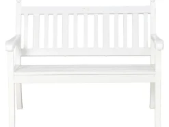 Blome Sitzbänke^2er Bank Hohenzollern Weiß 69 cm x 115 cm x 88 cm