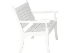 Blome Sitzbänke^2er Bank Hohenzollern Weiß 69 cm x 115 cm x 88 cm