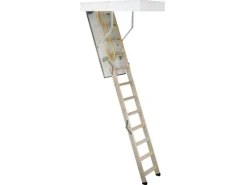 Leitern^Bodentreppe Tradition 130 cm x 60 cm wärmegedämmt U-Wert 1,1 Raumhöhe bis 280 cm