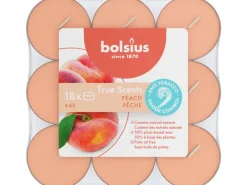 Bolsius Duftteelichter True Scents Pfirsich 18 Stück