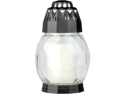 Bolsius Kerzen^Grablaterne Diamond Ø 10,8 cm x 17,8 cm