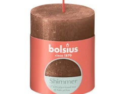 Bolsius Kerzen^Rustik-Kerze Shimmer 80/68 mm