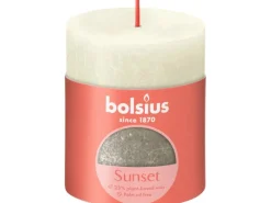 Bolsius Kerzen^Rustik-Kerze Sunset 80/68 mm -Champagner