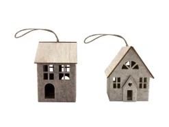 Boltze Deko-Anhänger Neyla 2-fach Sortiert Beige