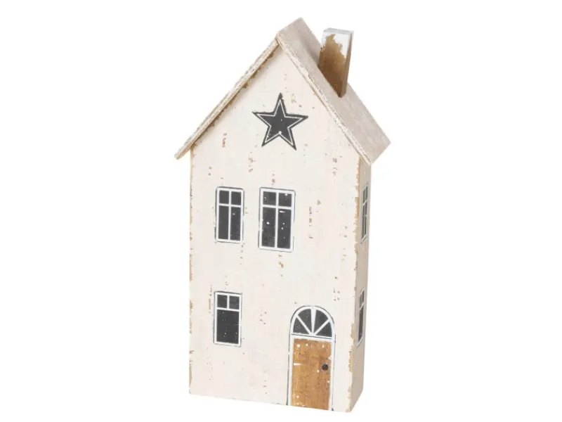 Boltze Dekorative Figuren^Deko-Aufsteller Houses Groß 2-fach Sortiert 25 x 6 x 14 cm Mehrfarbig