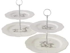 Boltze Etagere Knuffi 2-fach Sortiert Weiß