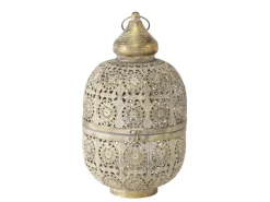 Boltze Home Laterne Abby Klein Ø 25 cm x 45 cm Antikgold