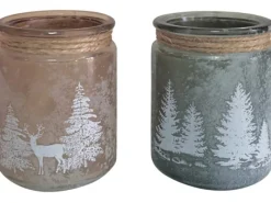 Boltze Windlichter^Home Windlicht Kitzbühel 9 cm sortiert