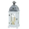 Boltze Laternen^Laterne Bristol 42 cm x 16 cm x 16 cm Grau-Weiß