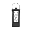 Boltze Laterne Farol Mittel 35 cm x 14 cm x 14 cm Schwarz