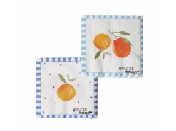 Boltze Servietten Fruits 2-fach Sortiert 3 cm x 165 cm x 165 cm Weiß-Blau