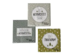 Boltze Servietten Grona 3-fach Sortiert 20 Stück