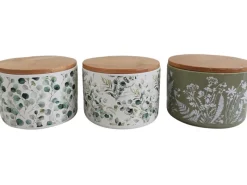 Boltze Vorratsdose Eukana 3-fach Sortiert 9 cm x Ø 13 cm Mehrfarbig