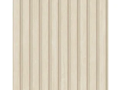 Bricoflor Akustikpaneele Tapete Creme Beige Ideal für Schlafzimmer und Büro Moderne Vliestapete in Holzoptik