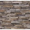 Bricoflor Dekorative Tapeten^Bruchstein Tapete Selbstklebend Mauer Tapeten Panel in Natursteinoptik Ideal für Wohnzimmer und Küche Stein Vliestapete in 3D Optik