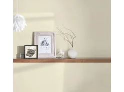 Bricoflor Tapezierzubehör^Creme Tapete Dezent Vlies Wandtapete mit Vinyl Einfarbig Ideal für Badezimmer und Schlafzimmer Helle Vliestapete Schlicht im Uni Stil