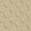 Bricoflor Tapetenmuster^Goldene Tapete Geometrisch Moderne Vliestapete mit Dreieck Design in Gold Mustertapete mit Metallic Effekt für Schlafzimmer und Esszimmer