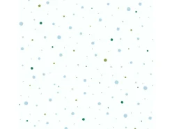 Bricoflor Klebefolien^Helle Tapete mit Punkten Babyzimmer Vliestapete Blau und Grün Gepunktet Verspielte Kinderzimmer Wandtapete für Jungen und Mädchen