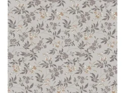 Bricoflor Tapezierzubehör^Landhausstil Tapete Für Küche Und Schlafzimmer Graue Vliestapete Floral Vintage Blumentapete Hellgrau Mit Ranken