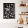 Bricoflor Wanddekoration^Leinwand Bild Mit Kaffeetasse Schwarz Weißes Bild Für Küche Im Retro Look Küchenbild Mit Café Design Auf Leinwand Im Bistro Stil