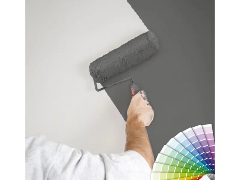 Bricoflor Überstreichbare Tapeten^Linien Tapete Weiß Uni Vliestapete Dünn Gestreift für Schlafzimmer und Arbeitszimmer überstreichbare Vlies Streifentapete Modern für Büro