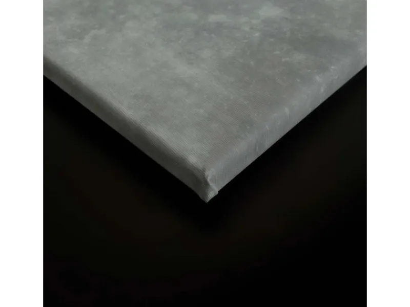 Bricoflor Wanddekoration^Minimalist Wandbild In Betonoptik Deko Bild Mit Streifen Grau Grün Leinwandbild Skandinavisch Für Büro In 90 X 60 Cm