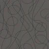 Bricoflor Moderne Tapete Abstrakt Graue Vliestapete mit Geschwungene Linien Muster Vlies Mustertapete mit Vinyl Ideal für Küche und Wohnzimmer