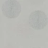 Bricoflor Moderne Tapete mit Silber Glitzer Effekt Graue Vliestapete mit Kreis Design Floral Vlies Mustertapete mit Vinyl Ideal für Wohnzimmer