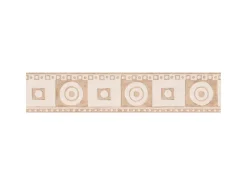 Bricoflor Bordüren^Naturstein Tapeten Bordüre für Küche und Badezimmer Mediterrane Tapetenbordüre aus Vlies und Vinyl Beige Tapetenborte in Mosaik Optik