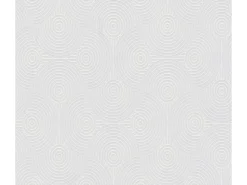 Bricoflor Überstreichbare Tapeten^Retro Tapete zum überstreichen 70er Jahre Vliestapete überstreichbar Geometrische Tapete mit Kreisen für Wohnzimmer