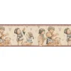 Bricoflor Tapezierzubehör^Selbstklebende Bordüre für Babyzimmer Tapetenbordüre mit Teddy Bären Kinderzimmer Tapetenborte in Beige Braun mit Vinyl