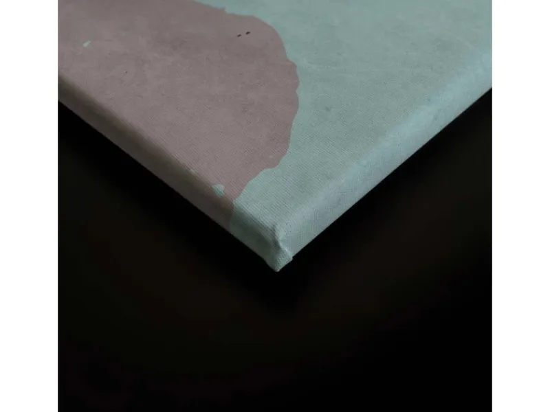 Bricoflor Wanddekoration^Skandinavisches Leinwandbild In Pastellfarben Wohn Und Schlafzimmer Bild Auf Leinwand Im Scandi Stil Modernes Wandbild Mit Abstraktem Muster