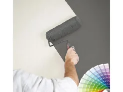 Bricoflor Überstreichbare Tapeten^Uni Strukturtapete Schlicht überstreichbare Vlies Wandtapete in Weiß mit Vinyl Struktur Wohnzimmer und Schlafzimmer Tapete Einfarbig