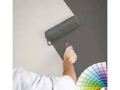 Bricoflor Uni Vliestapete Dezent Gemustert Linien Tapete Dünn Gestreift Ideal zum überstreichen Wohn und Schlafzimmer Streifentapete überstreichbar