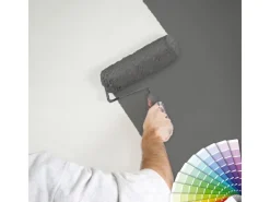 Bricoflor Überstreichbare Tapeten^Uni Vliestapete Dezent überstreichbare Einfarbige Tapete in Weiß Ideal für Küche und Badezimmer Helle Vlies Wandtapete zum überstreichen