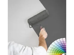 Bricoflor Vlies Strukturtapete Weiß Einfarbige Tapete in Leinenoptik überstreichbar Uni Vliestapete Schlicht zum überstreichen für Wohnzimmer und Bad