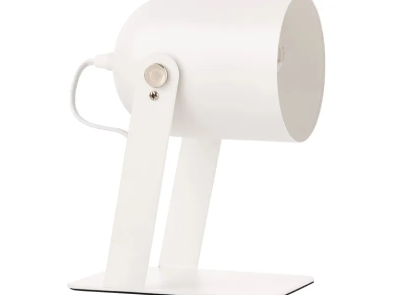 Brilliant Tischlampe Yan E27 Weiß 29 cm