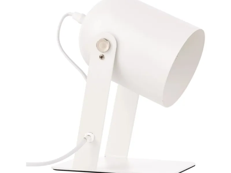 Brilliant Tischlampe Yan E27 Weiß 29 cm