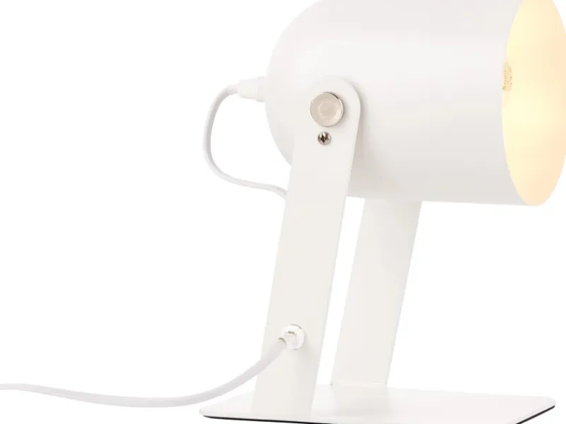 Brilliant Tischlampe Yan E27 Weiß 29 cm