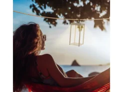 Brilo Laternen^LED Laterne Luca Touch Dimmbar IP44 Spritzwassergeschützt