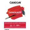 CANSON Graduate Öl- & Acrylmalpapier leicht aufgeraute Oberfläche A3 Naturweiß