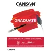 Künstlerzubehör^CANSON Graduate Öl- & Acrylmalpapier leicht aufgeraute Oberfläche A4 Naturweiß