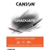 Canson Graduate Studien- Skizzenblock A4 Weiß 40 Blatt
