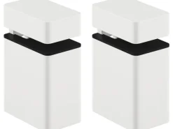 Clip-Set Regalbodenträger bis 20 mm Matt-Weiß