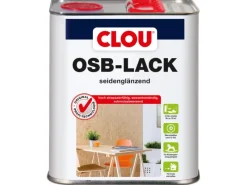 CLOU Klarlacke^OSB-Lack Transparent seidenmatt 3 l