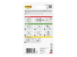 Vitrinen^Command Haken-Set Mittelgroß Transparent 6 Stück