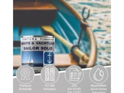 CONTURA Klarlacke^Boots & Yachtlack Bootslack Holzlack Hartlack Klarlack 250ml Glänzend