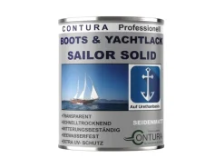 CONTURA Klarlacke^Boots & Yachtlack Bootslack Holzlack Hartlack Klarlack 2,5 Liter Seidenmatt